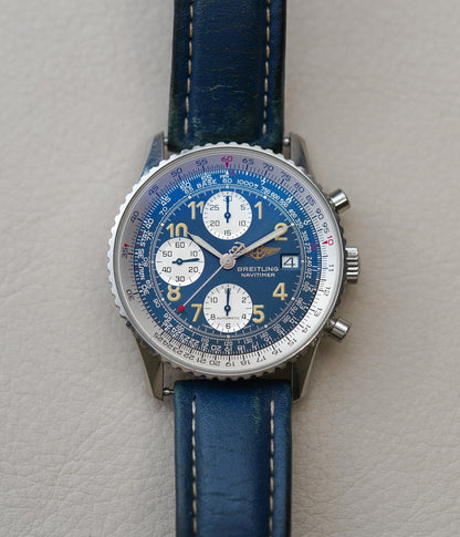 Breitling Old Navitimer II Blue Arabic Dial A13022