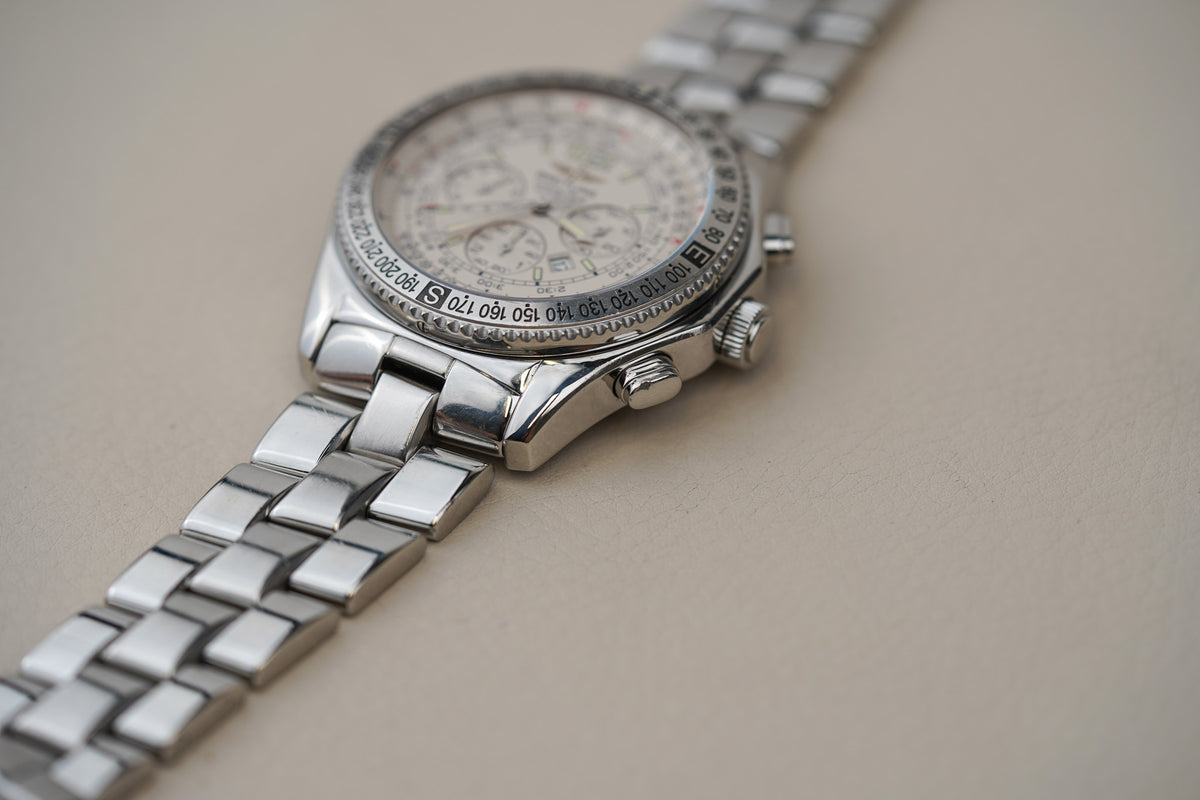 Breitling Professional B-2 Chronograph Silver Dial A42362
