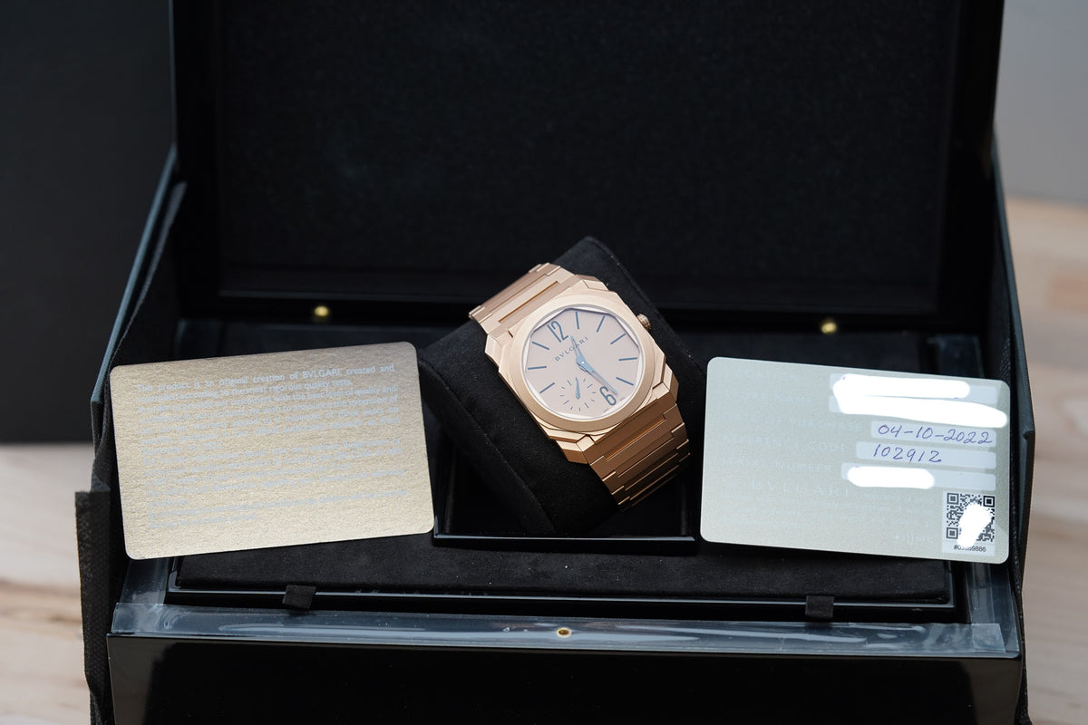 Bulgari Octo Finissimo 18k Rose Gold 102912