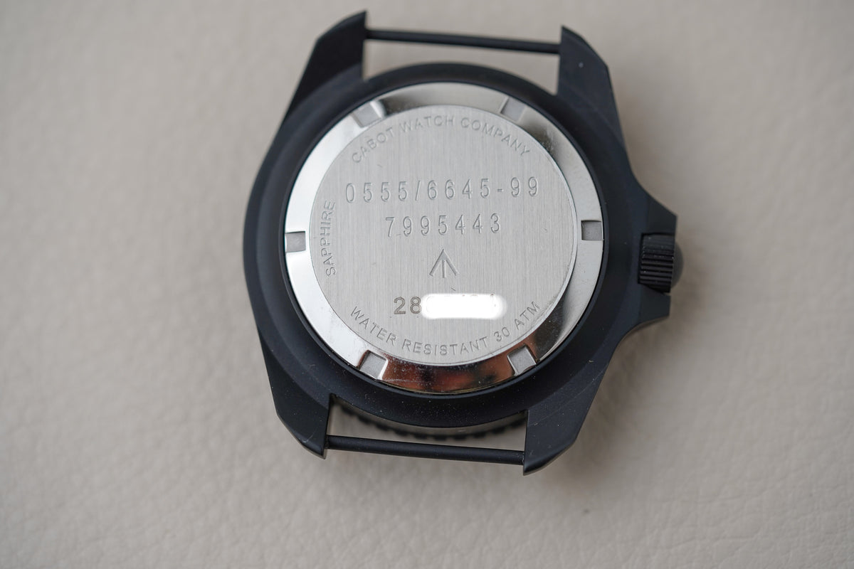 CWC Destro Quartz Diver Mk.2 SBS No Date Black LHD SF300 QS120