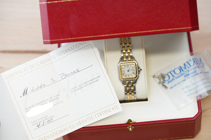 Cartier Panthère 1120 Two Tone "Small Two Row"