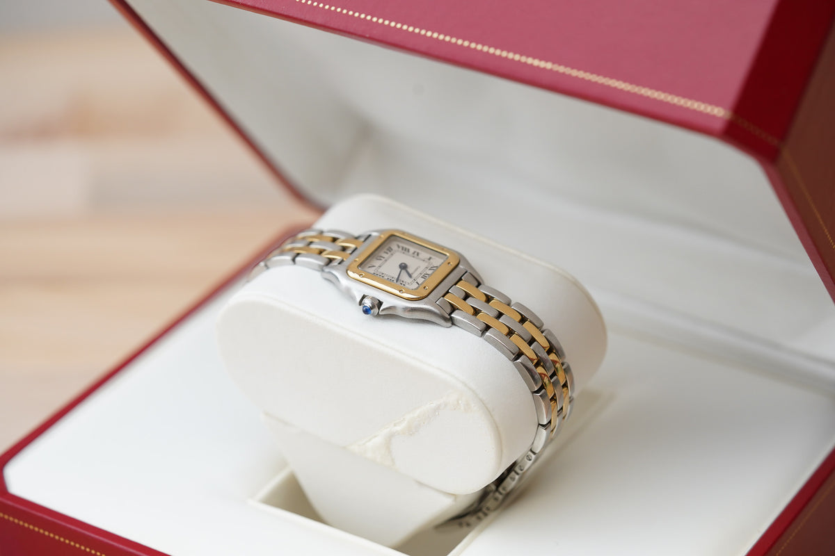 Cartier Panthère 1120 Two Tone "Small Two Row"