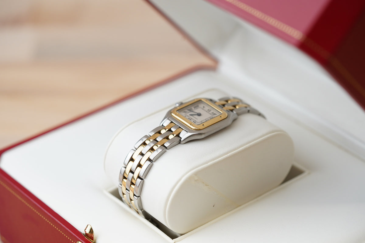 Cartier Panthère 1120 Two Tone "Small Two Row"