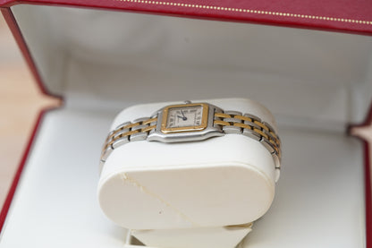 Cartier Panthère 1120 Two Tone "Small Two Row"