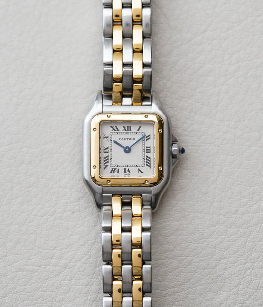 Cartier Panthère 1120 Two Tone "Small Two Row"