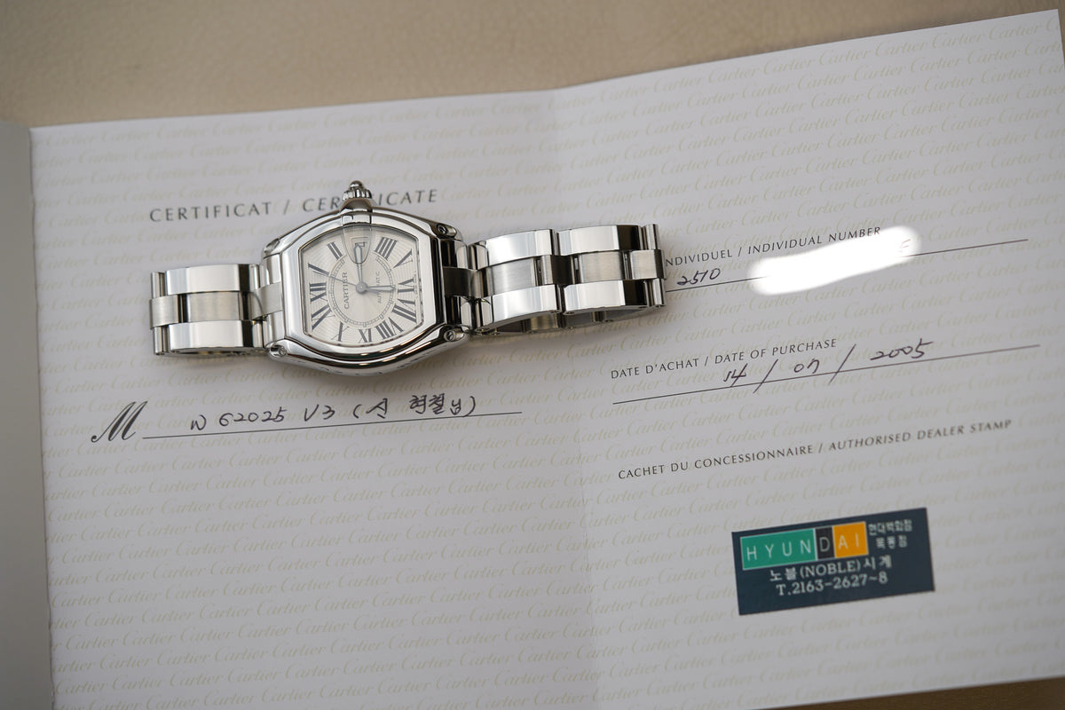 Cartier Roadster Silver W62025V3