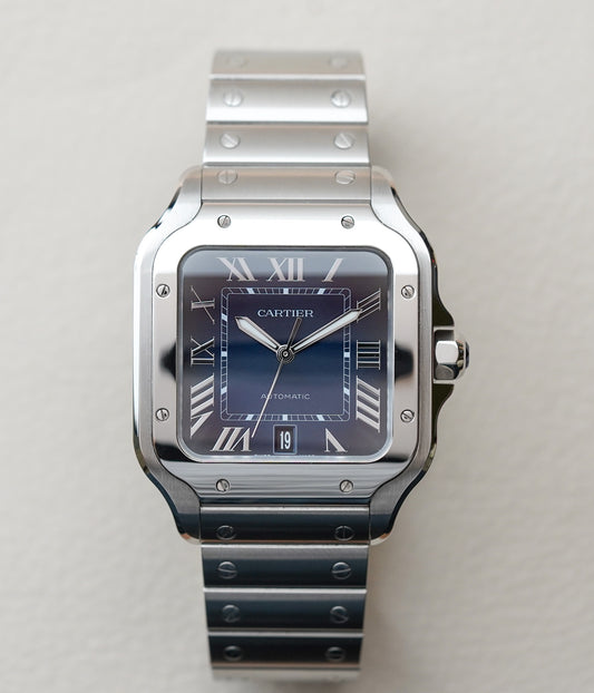 Cartier Santos De Cartier Large Blue WSSA0030