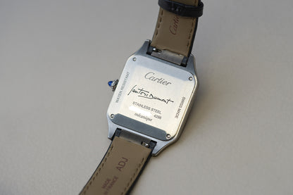 Cartier Santos Dumont Black Lacquer Large WSSA0046