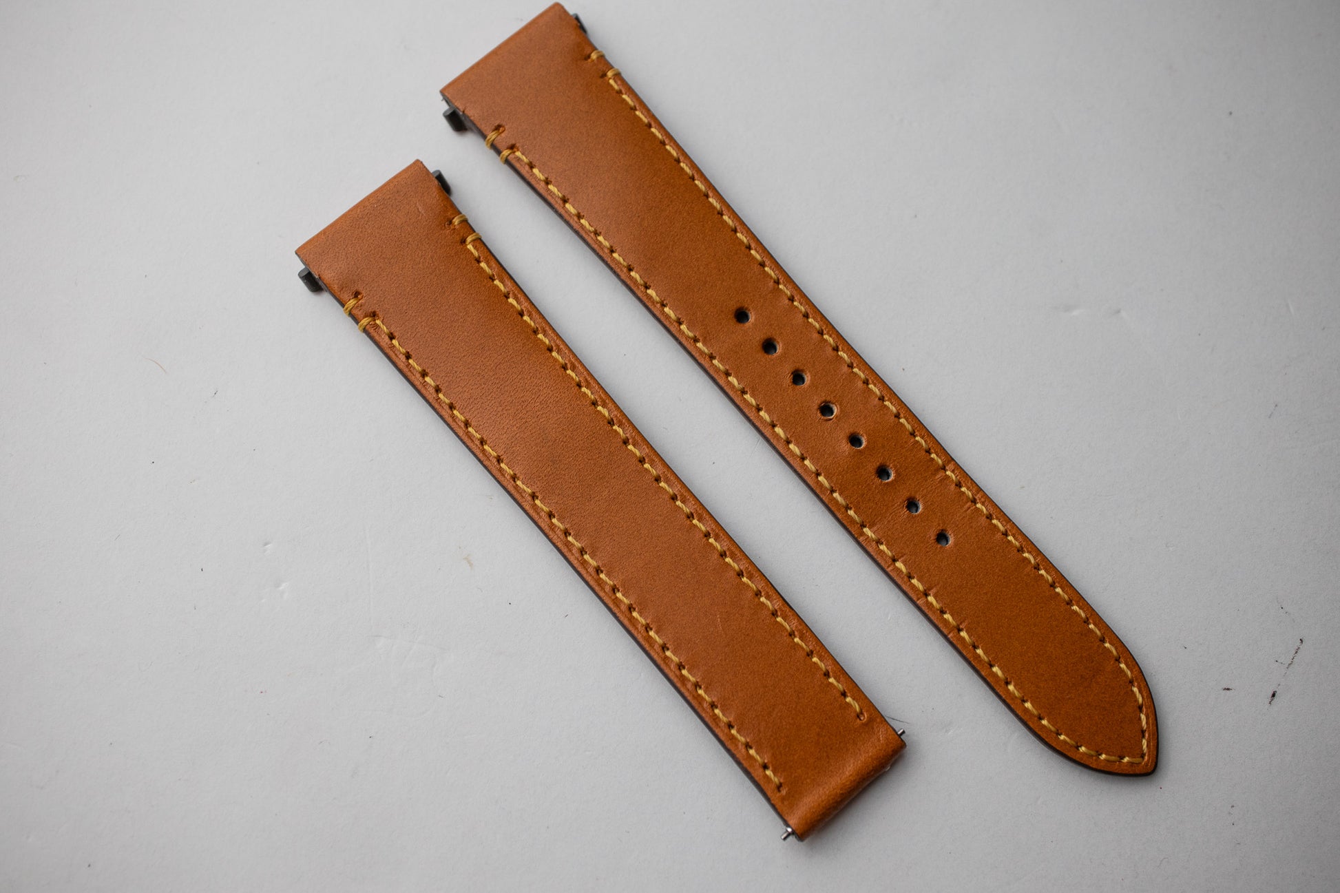 Santos Medium WSSA0029 Watch Stainless Steel brown leather strap