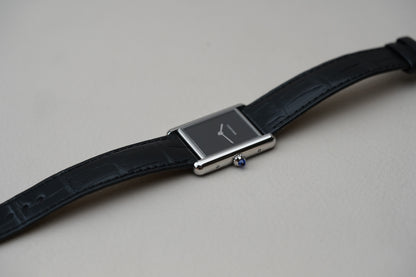 Cartier Tank Must Large Black Dial WSTA0108