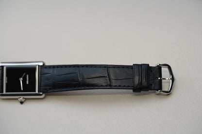 Cartier Tank Must Large Black Dial WSTA0108