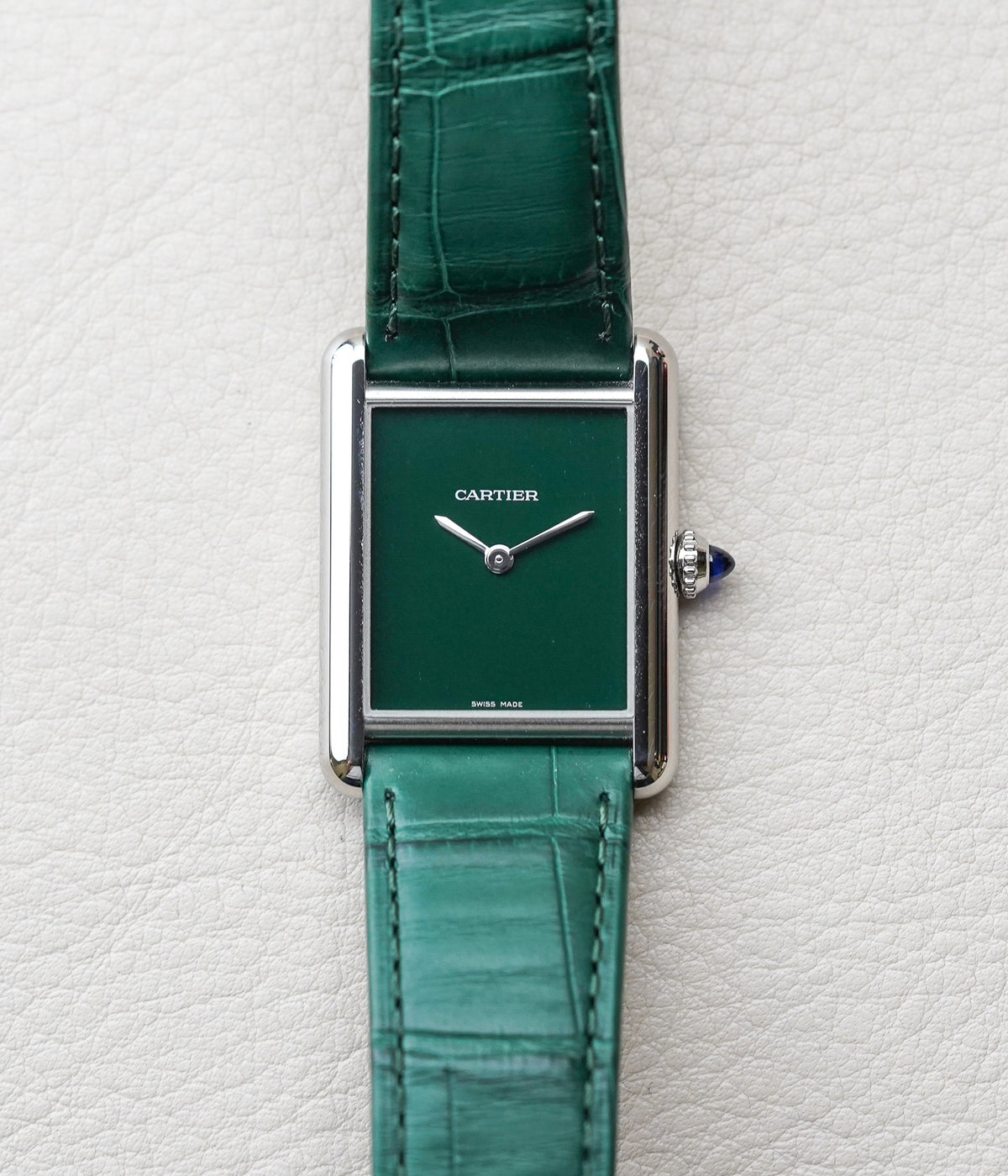 Cartier Tank Must Large Green WSTA0056