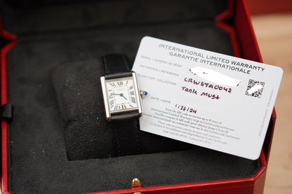 Cartier Tank Must Small WSTA0042