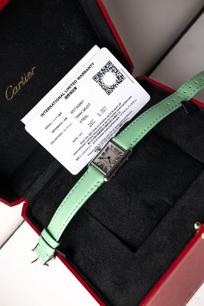 Cartier Tank Must Small WSTA0061 Solarbeat