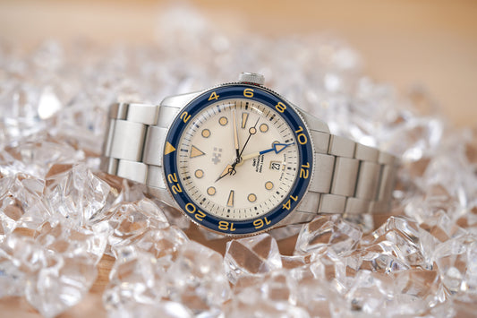 Christopher Ward C65 Aquitaine GMT White Sand Blue C65-41AGM2-S0BE1-B0