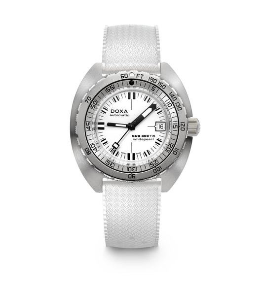 Pre-Order: Doxa SUB 300 Ti5 Whitepearl 823.50.011.23