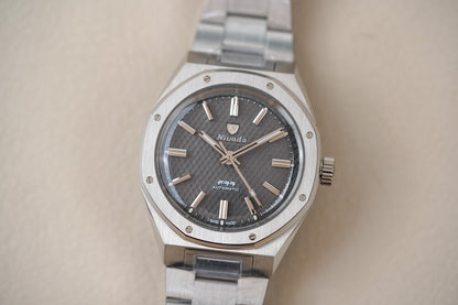 Nivada Grenchen F77 MK2 SST Grey Dial No Date 68044A77