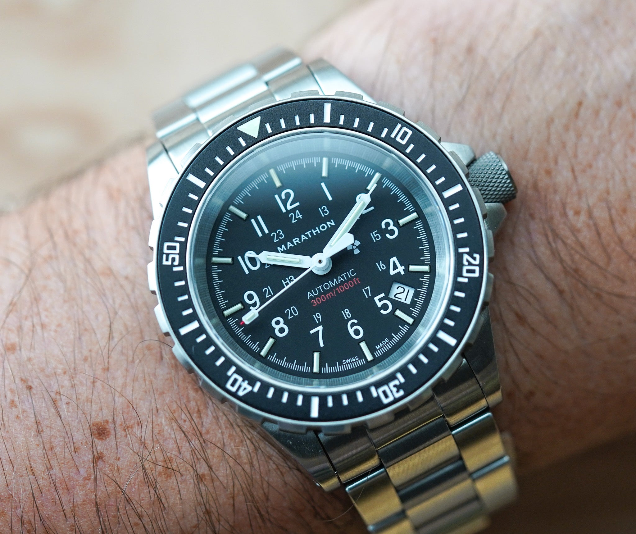 Marathon 41mm Diver's Automatic GSAR Standard-Issue Type II WW194006SS-0112
