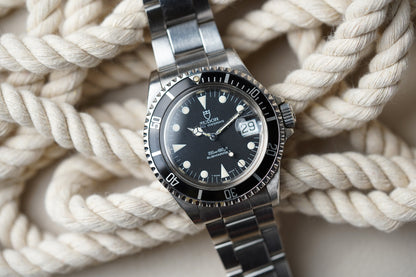 1992 Tudor Submariner Date Black 79090