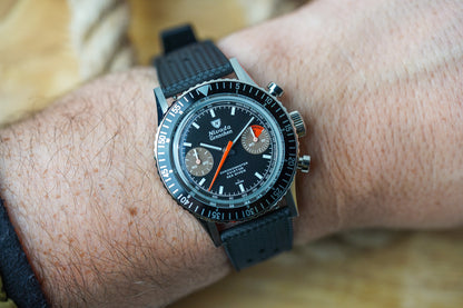 Nivada Grenchen Chronomaster White Orange Boy Rubber Tropic 86012WM01LC