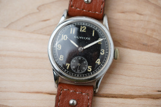 1940's Glycine German Wehrmacht Issue Officers Watch WW2