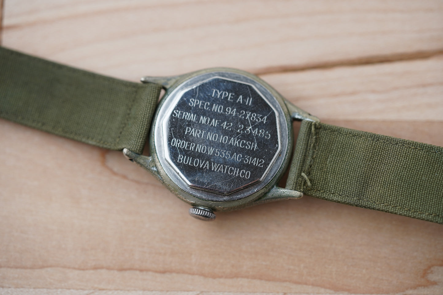 Bulova Type A-11 US Military Wristwatch