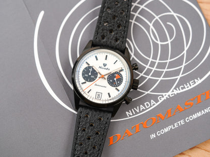 Nivada Grenchen Datomaster Black White Dial Mecaquartz 88008Q01