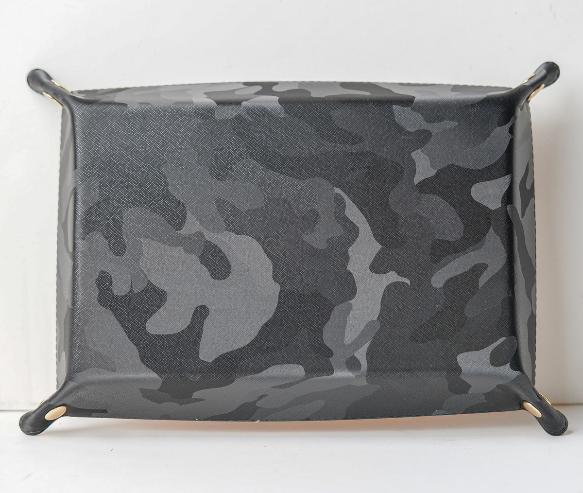 Black Camo Valet Tray