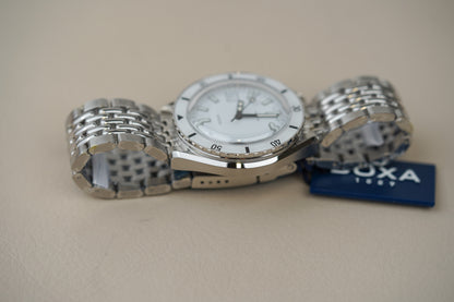Doxa SUB 200 Whitepearl Sapphire Inlay 799.10.011.10
