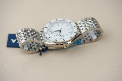 Doxa SUB 200 Whitepearl Sapphire Inlay 799.10.011.10