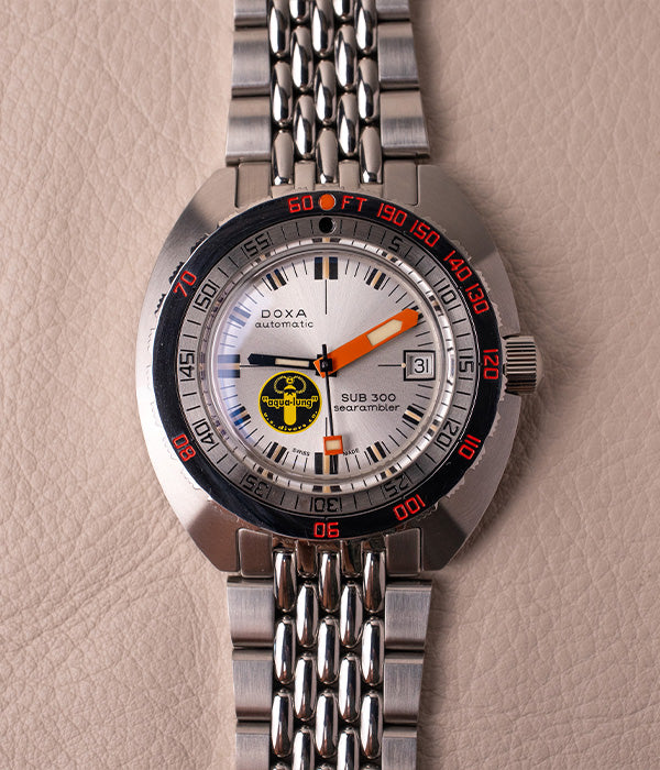 Doxa Sub 300 Searambler Aqua Lung Edition "Silver Lung"