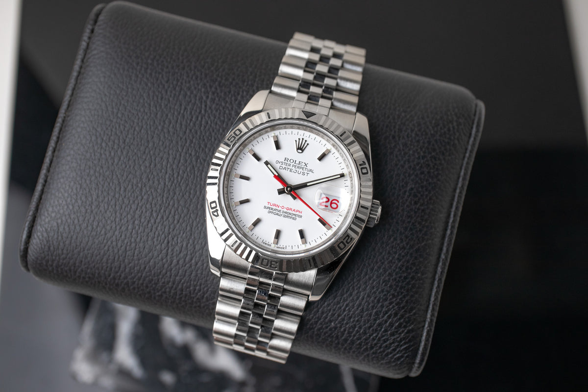 Rolex Datejust Turn-O-Graph 116264 White