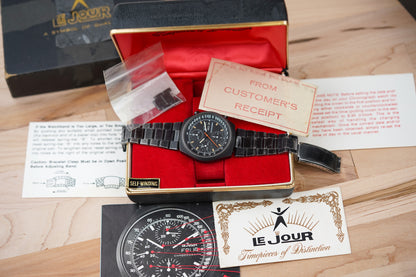 LeJour Chronograph Black PVD	Ref 7000