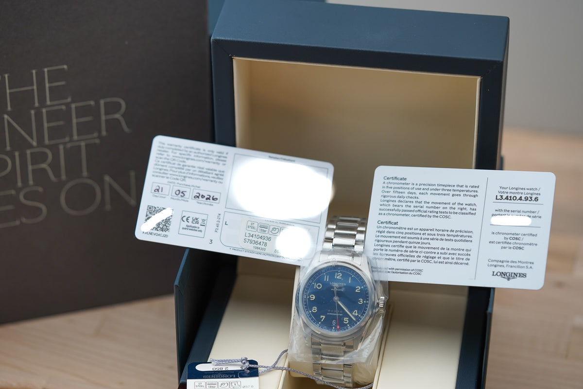 Longines Spirit Prestige 37mm Blue L3.410.4.93.6
