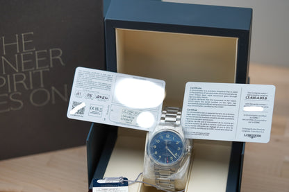 Longines Spirit Prestige 37mm Blue L3.410.4.93.6