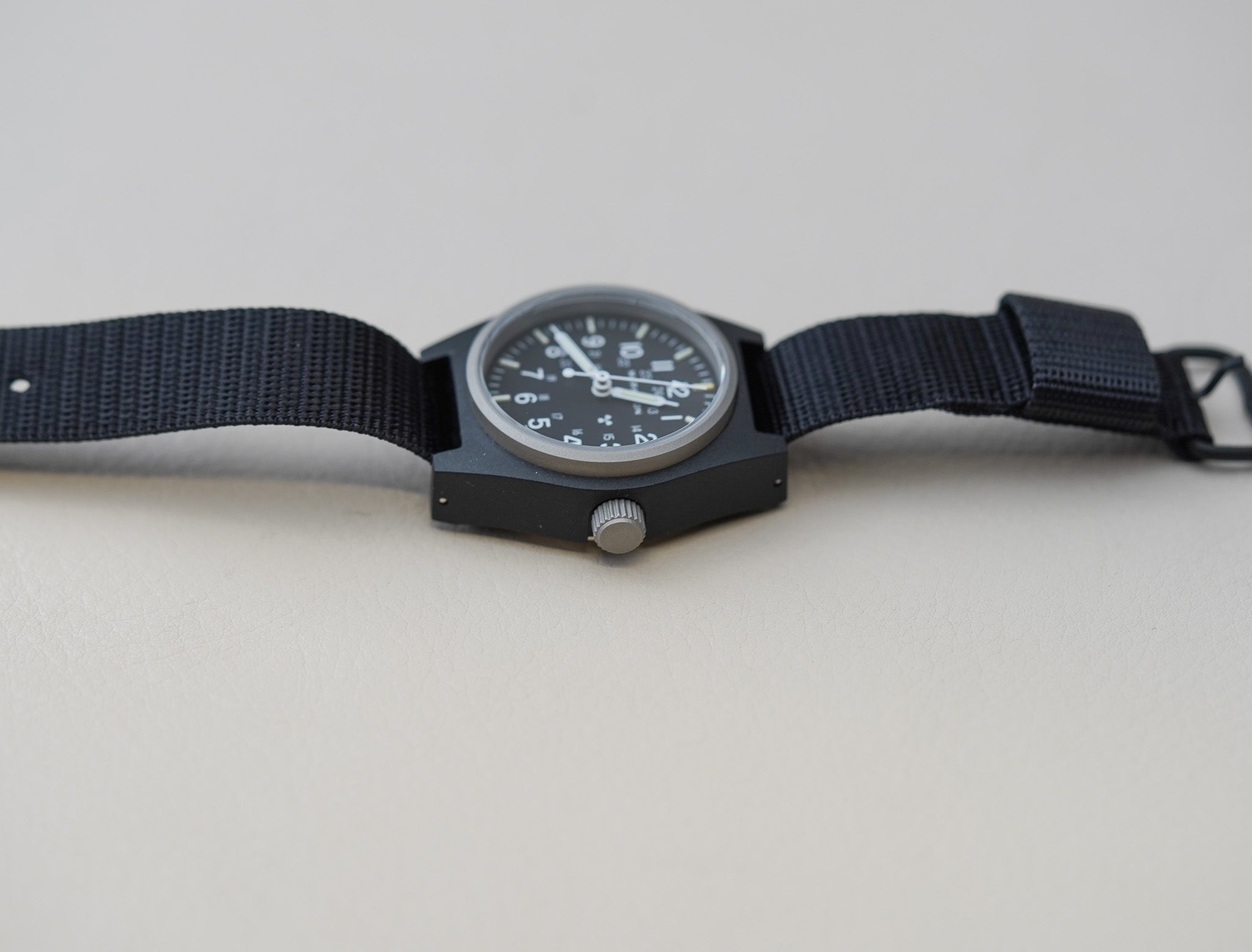 Marathon 34mm Black GPM Standard-Issue Field Mechanical Tritium Type II WW194003BK-0101