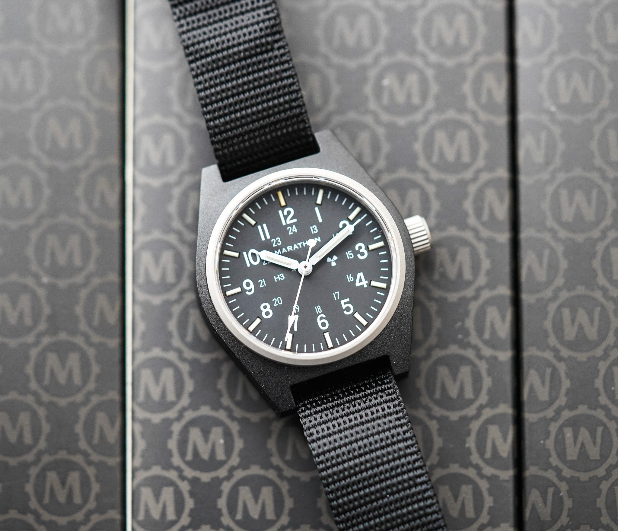 Marathon 34mm Black GPM Standard-Issue Field Mechanical Tritium Type II WW194003BK-0101