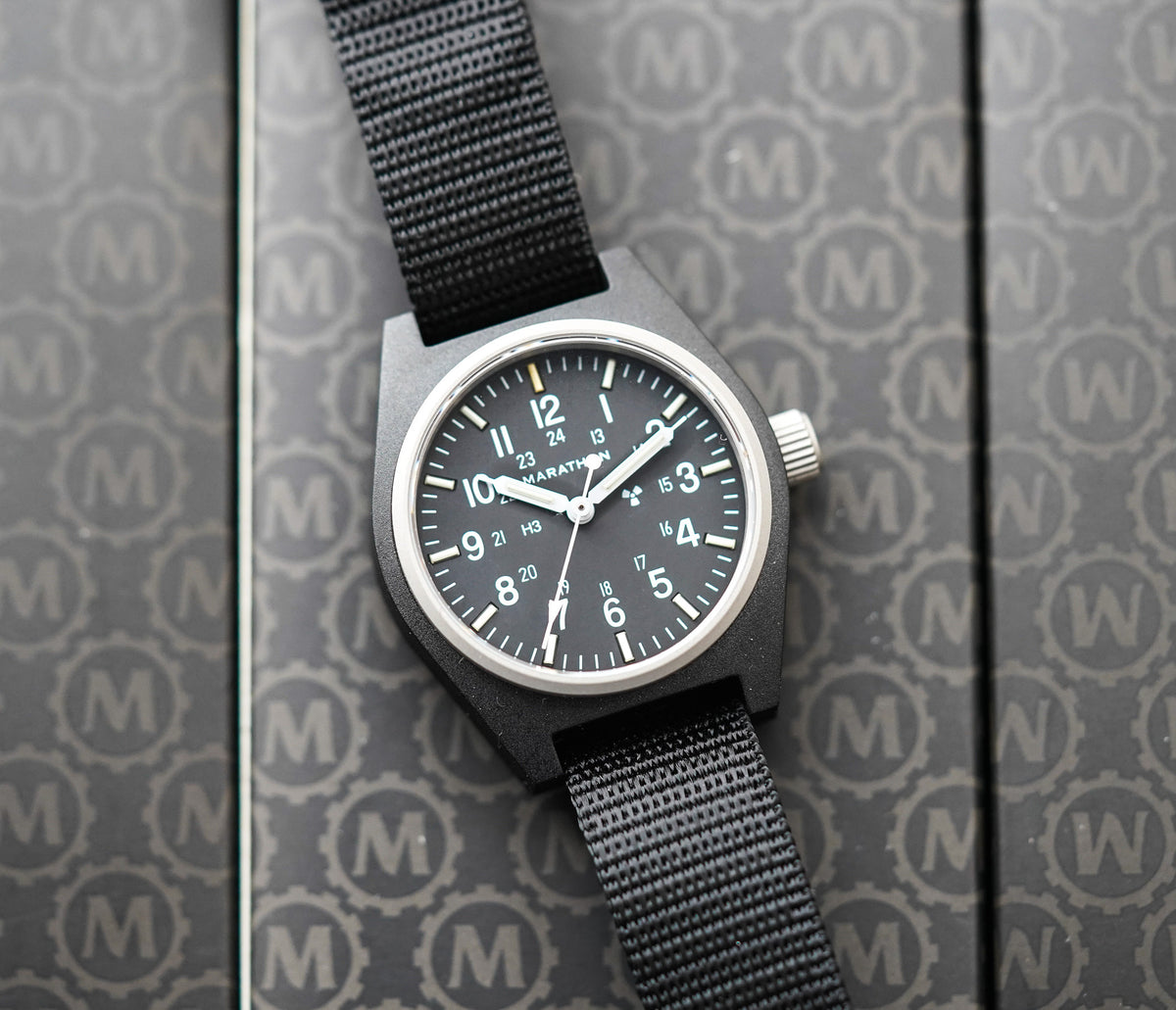 Marathon 34mm Black GPM Standard-Issue Field Mechanical Tritium Type II WW194003BK-0101