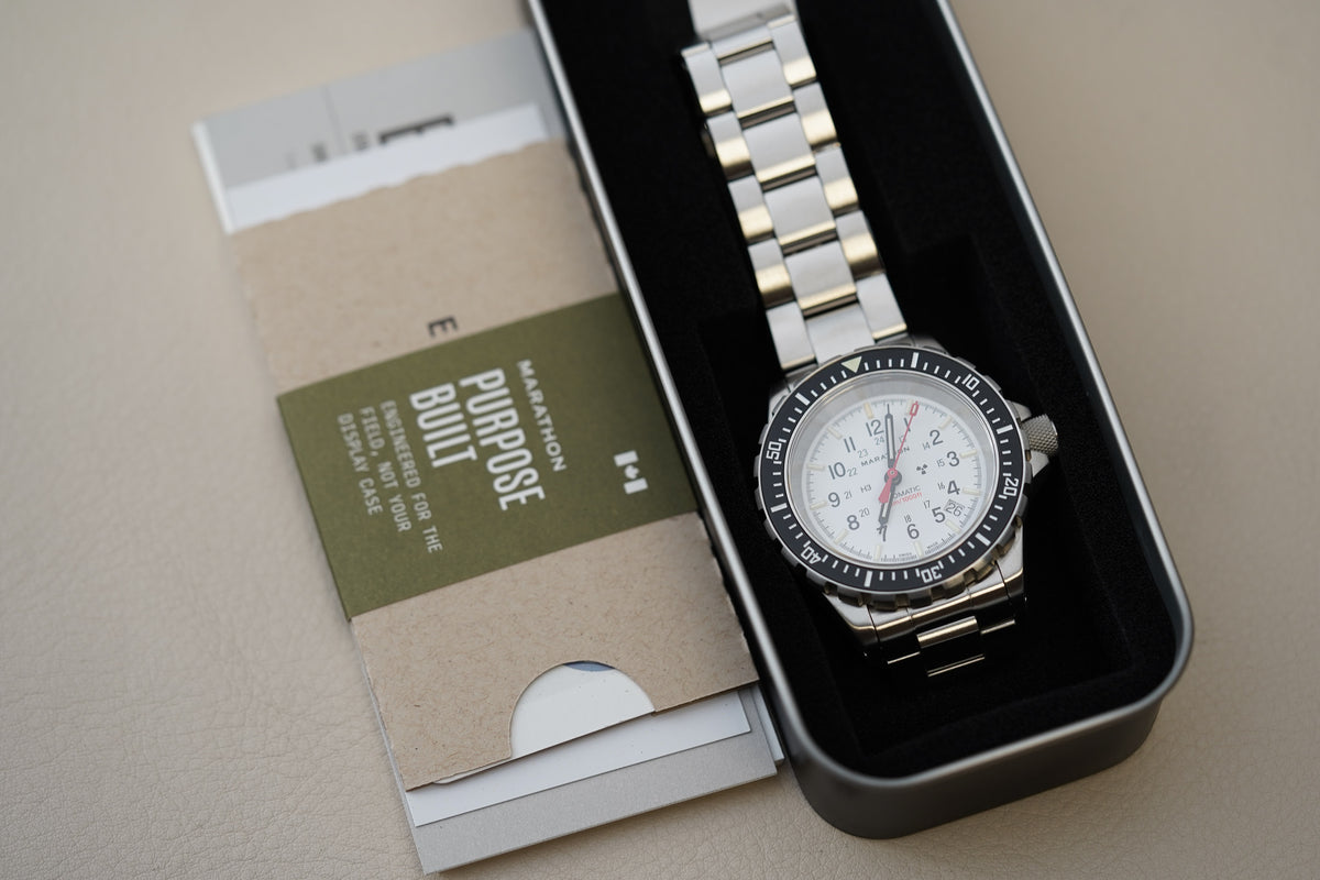 Marathon 41mm Diver's Automatic GSAR Arctic Dial Type II Bracelet WW194006SS-0513
