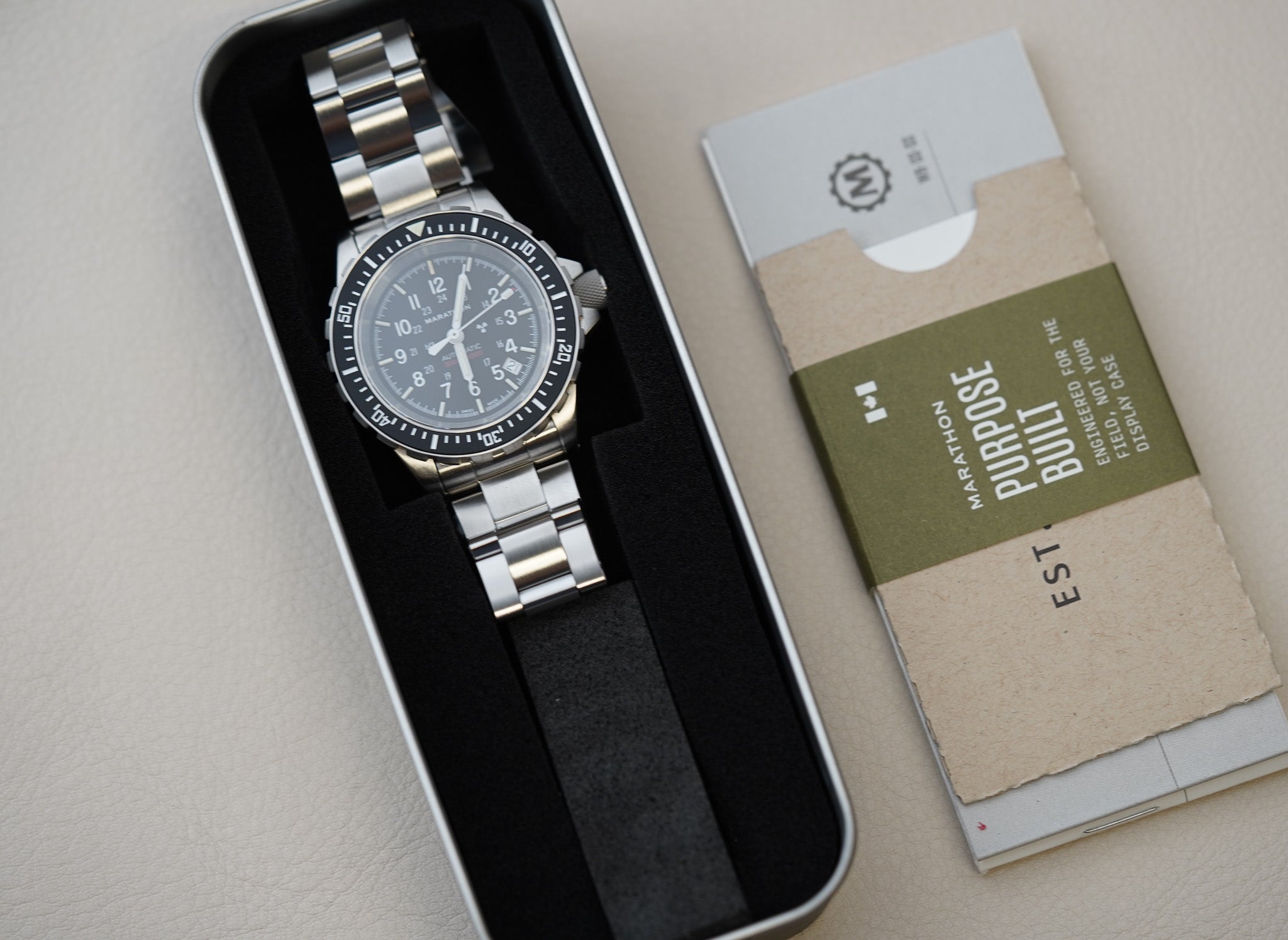 Marathon 41mm Diver's Automatic GSAR Standard-Issue Type II WW194006SS-0112
