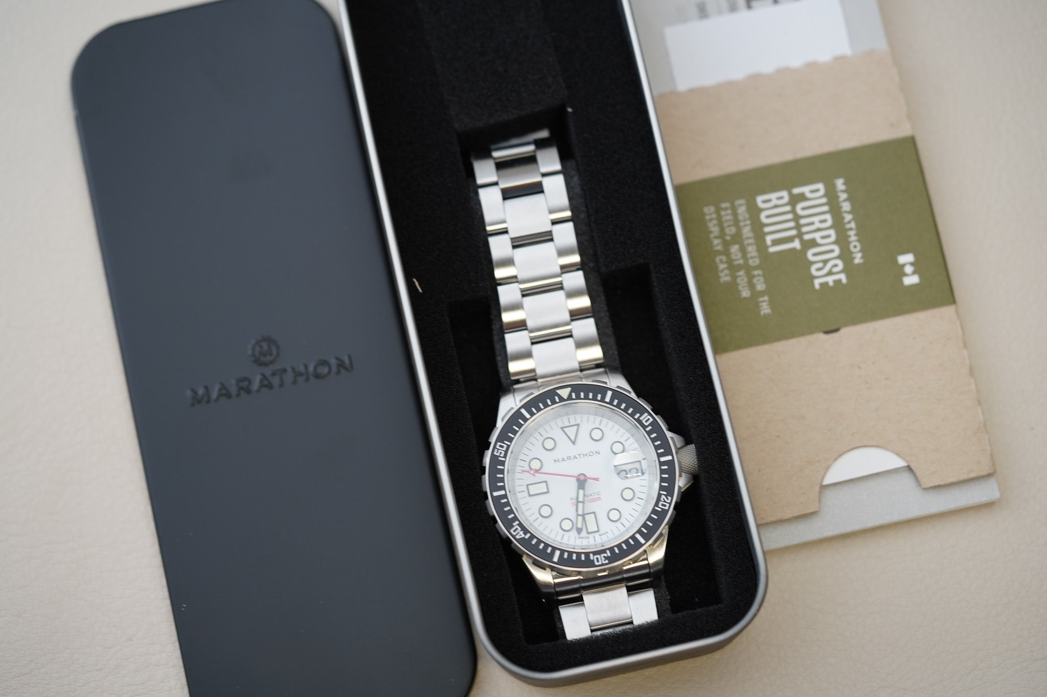 Marathon 41mm Diver's Automatic OSAR-D Arctic Type I WW194006SS-2501