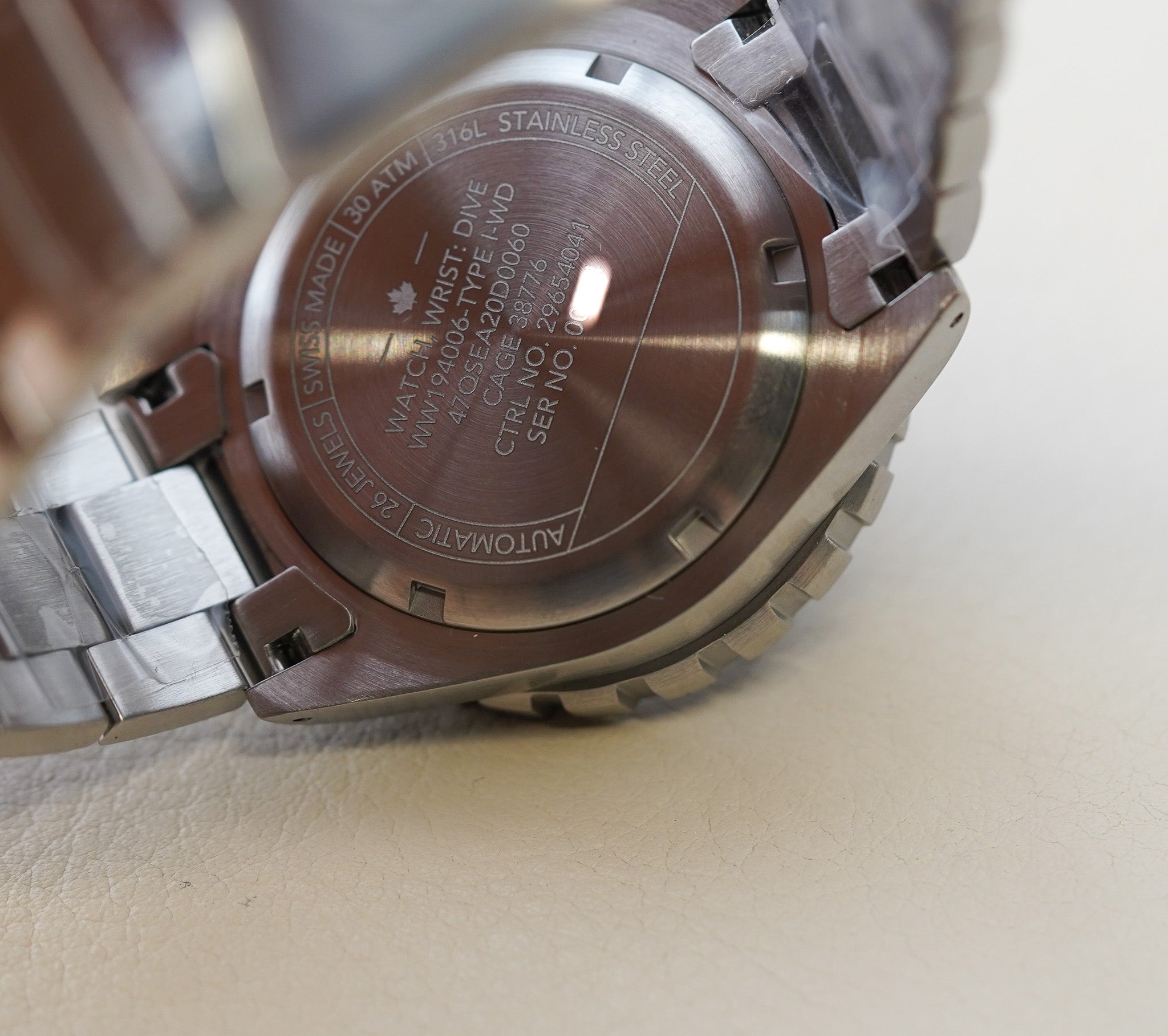 Marathon 41mm Diver's Automatic OSAR-D Arctic Type I WW194006SS-2501