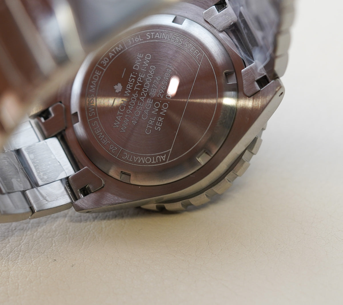 Marathon 41mm Diver's Automatic OSAR-D Arctic Type I WW194006SS-2501