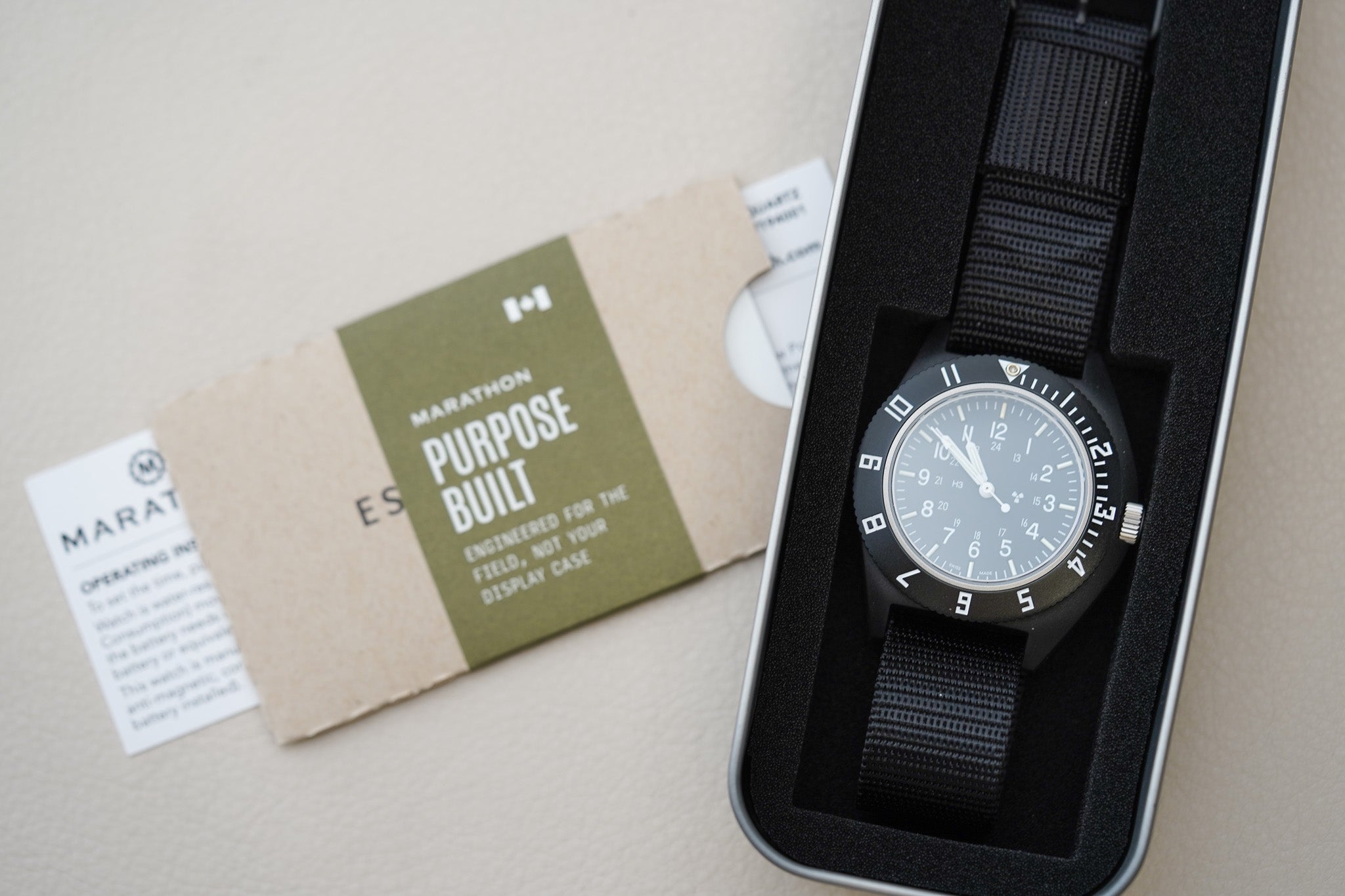 Marathon 41mm NAV Pilot's Quartz Standard-Issue Tritium Type II WW194001BK-0801