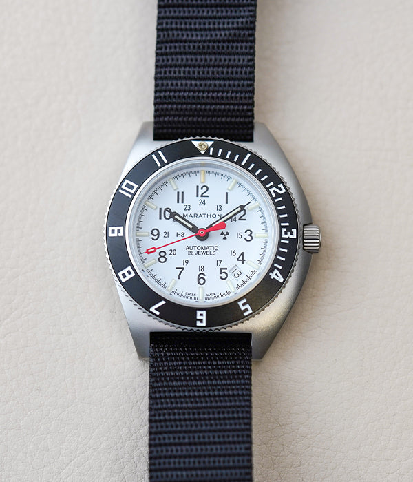 Marathon 41mm Pilot's Automatic SSNAV-D Arctic Tritium Type II WW194030SS-0501