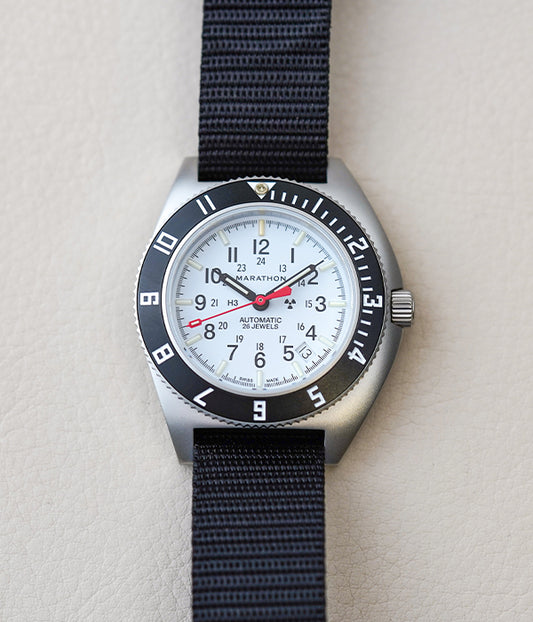 Marathon 41mm Pilot's Automatic SSNAV-D Arctic Tritium Type II WW194030SS-0501