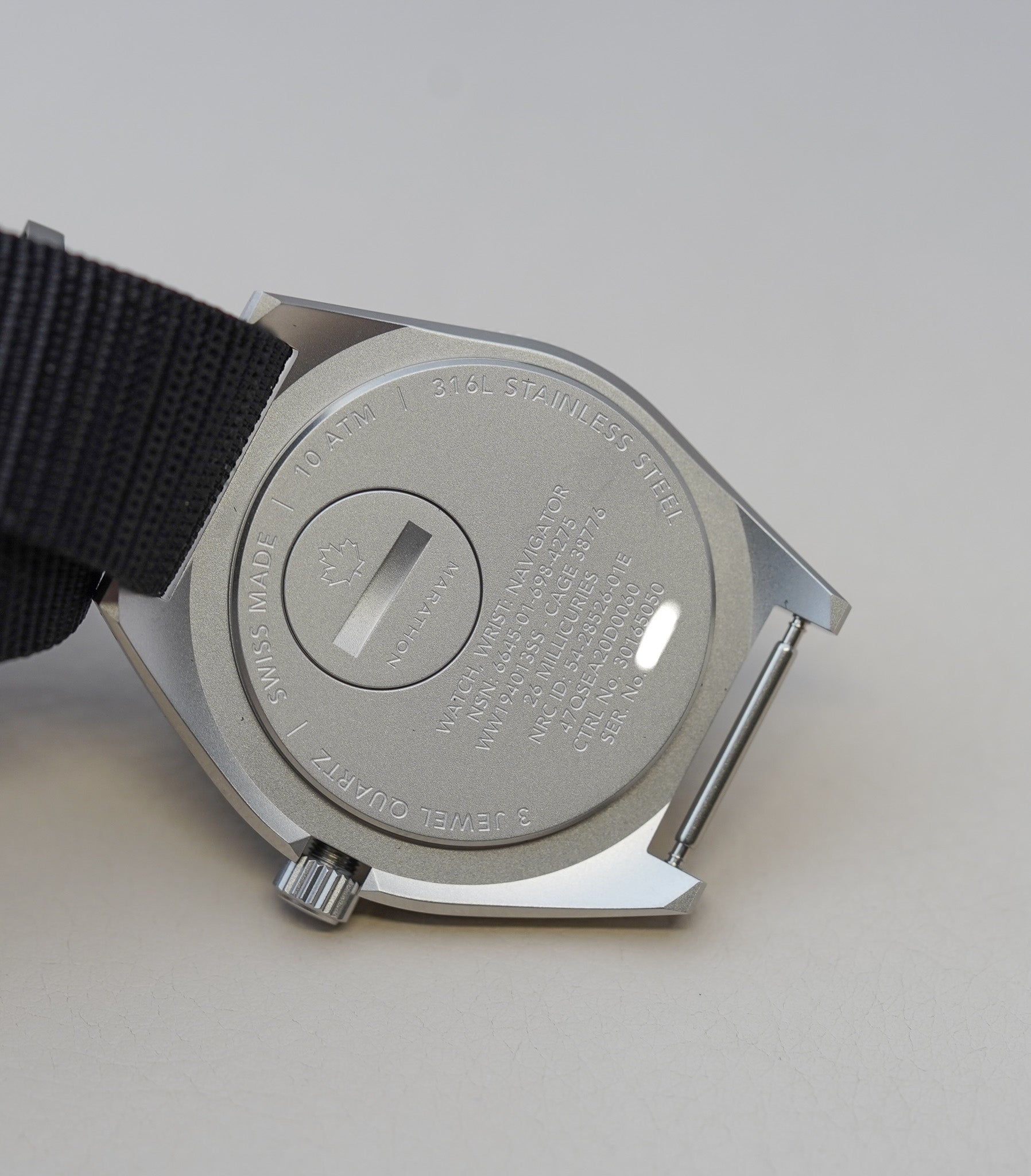 Marathon 41mm Pilot's Quartz SSNAV-D Standard-Issue Tritium Type II WW194013SS-0103