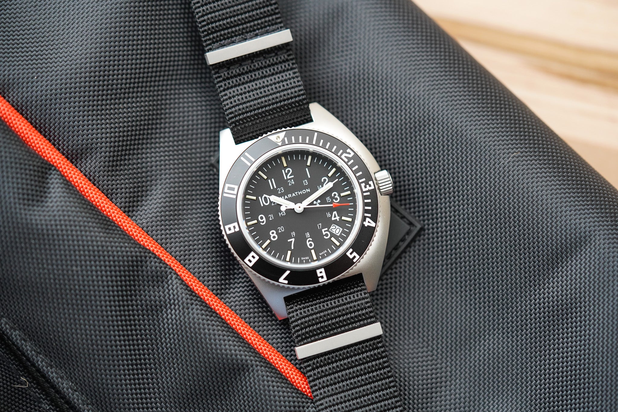 Marathon 41mm Pilot's Quartz SSNAV-D Standard-Issue Tritium Type II WW194013SS-0103
