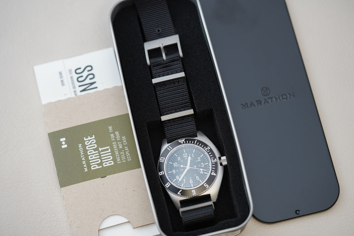 Marathon 41mm Pilot's Quartz SSNAV Standard-Issue Tritium Type II WW194001SS-0802