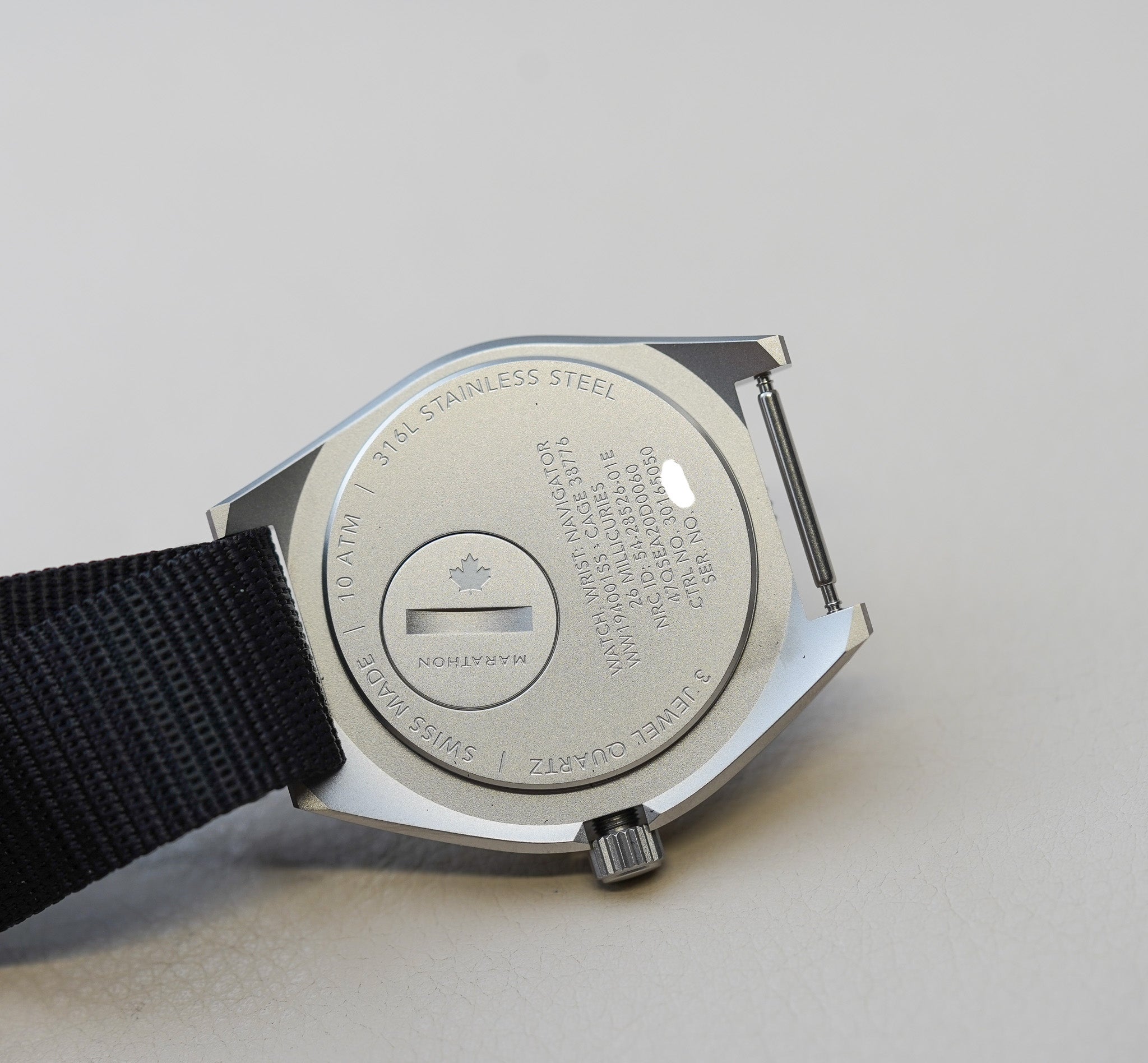 Marathon 41mm Pilot's Quartz SSNAV Standard-Issue Tritium Type II WW194001SS-0802